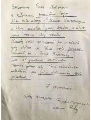 [VIDEO] Czy prokurator Marek Wołtysiak z Poddębic to adwokat? Czy przesłuchał zgłoszoną do ścigania notariusz Sabinę Paprocką, czy sobie z nią pogawędził? Dlaczego umorzył skandaliczną sprawę aktu notarialnego wpędzającego w potężny dług niewinne kobiety?