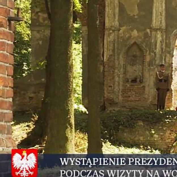 [VIDEO] W 75. rocznicę rzezi wołyńskiej Prezydent na Ukrainie oddał cześć pomordowanym Rodakom