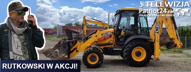 KOMUNIKAT SPECJALNY: BIURO RUTKOWSKI poszukuje skradzionej w Borkowo gmina Pruszcz Gd.  koparko-ładowarki JCB typ 3CX  o numerze  identyfikującym PIN JCB3CX04C02271467 